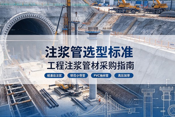 红塔注浆管选型标准
